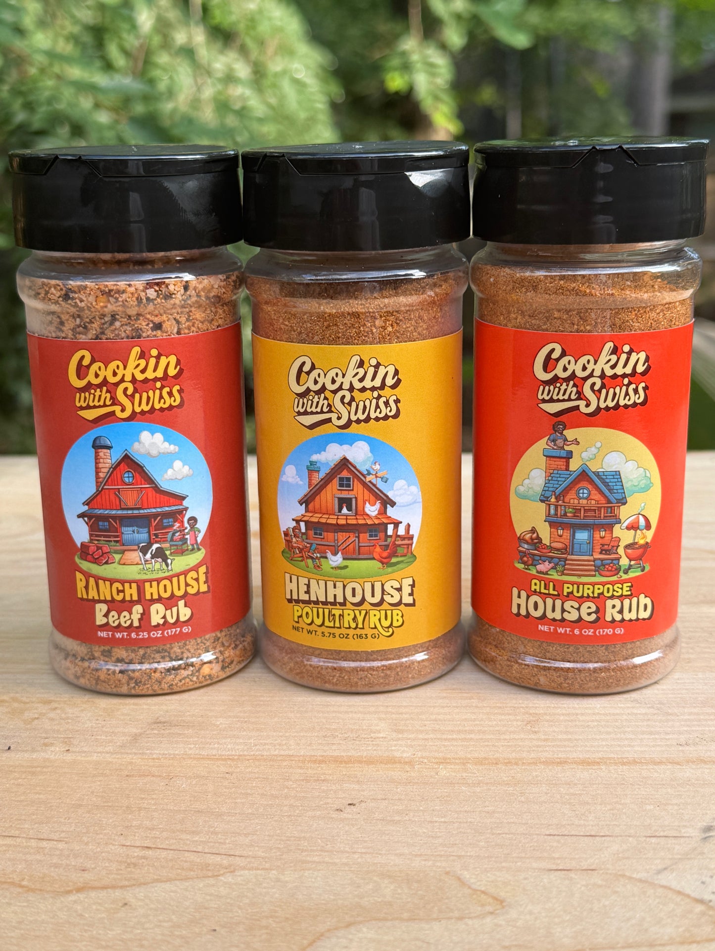 E. Cookinwithswiss Starter Pack – Beef, Poultry & All-Purpose Rub Sampler